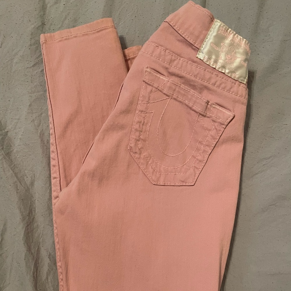 Pink true religion jeans